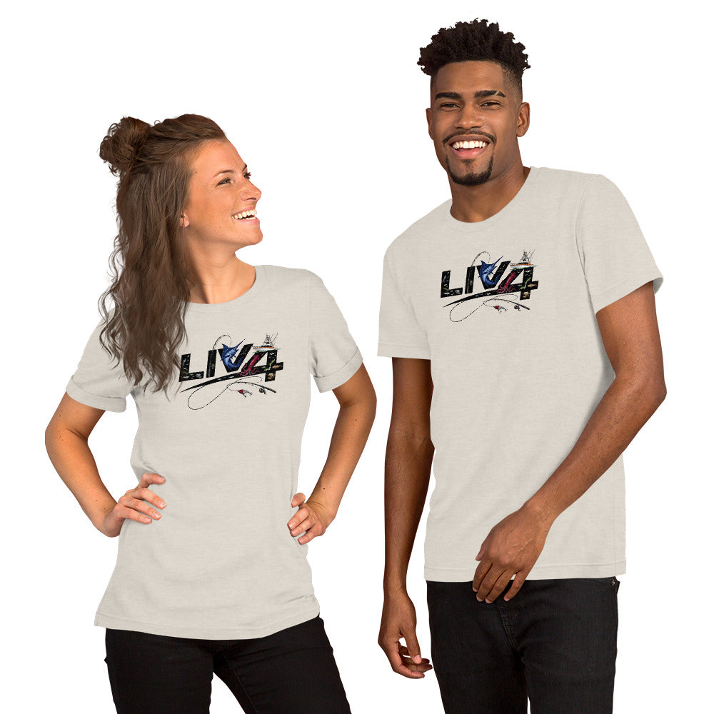 LIV 4 Deep Sea Fishing Unisex T-Shirt
