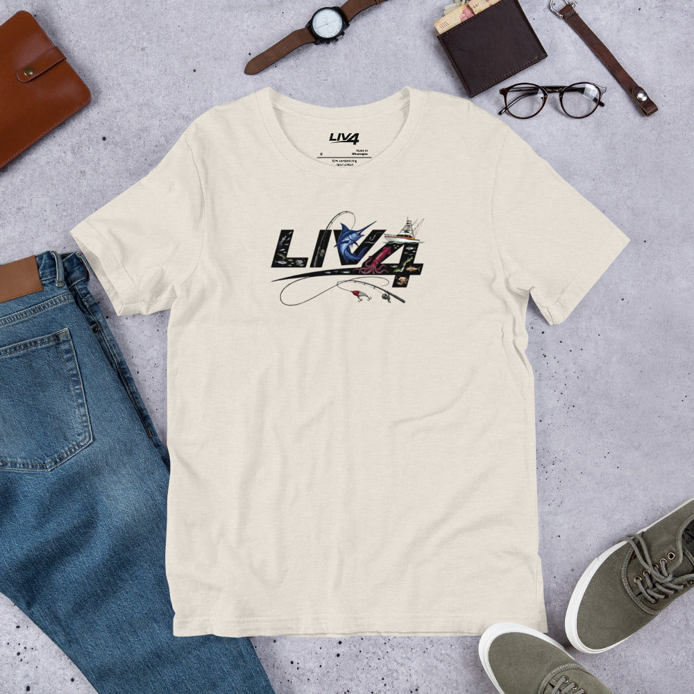 LIV 4 Deep Sea Fishing Unisex T-Shirt