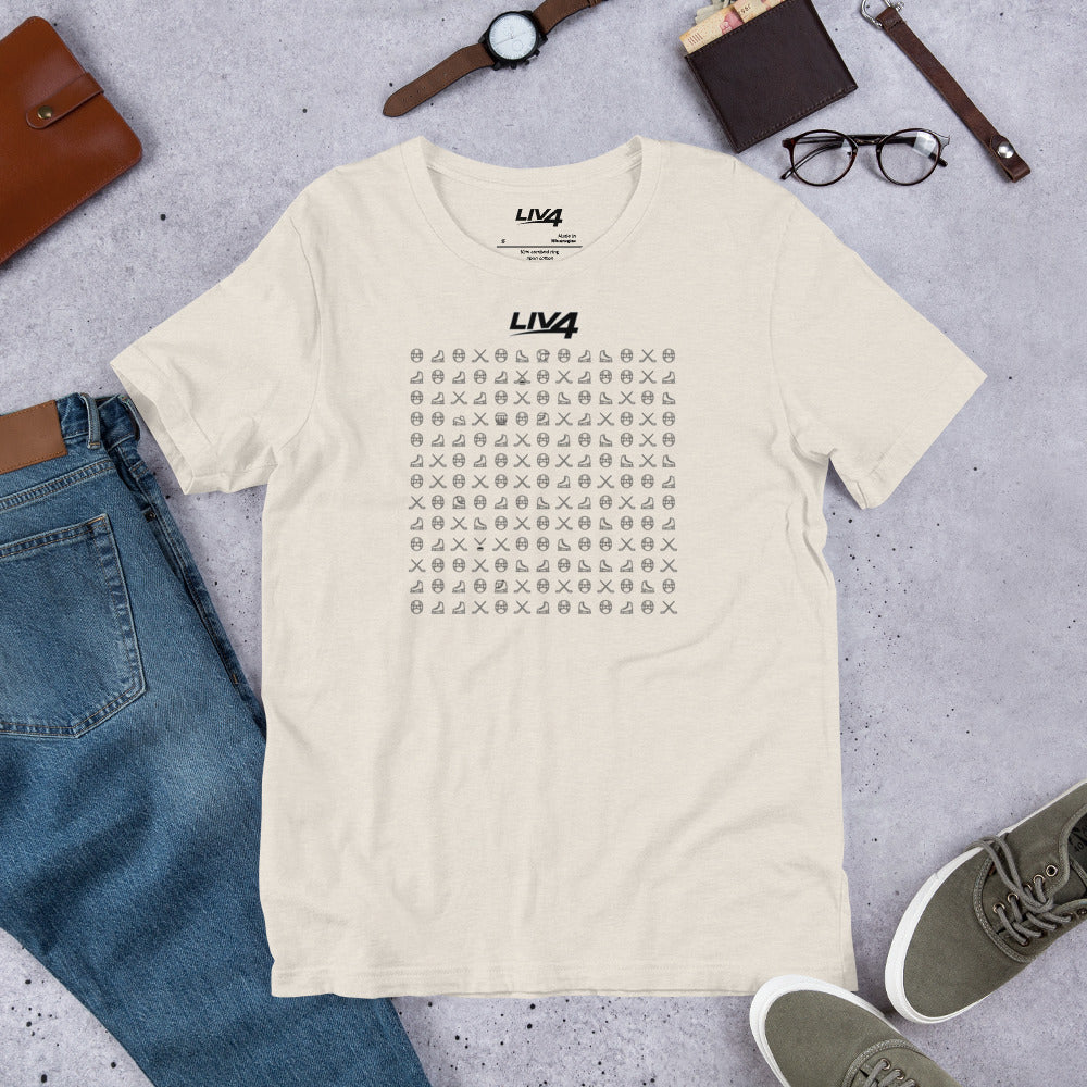 LIV 4 Hockey Grid Unisex T-Shirt