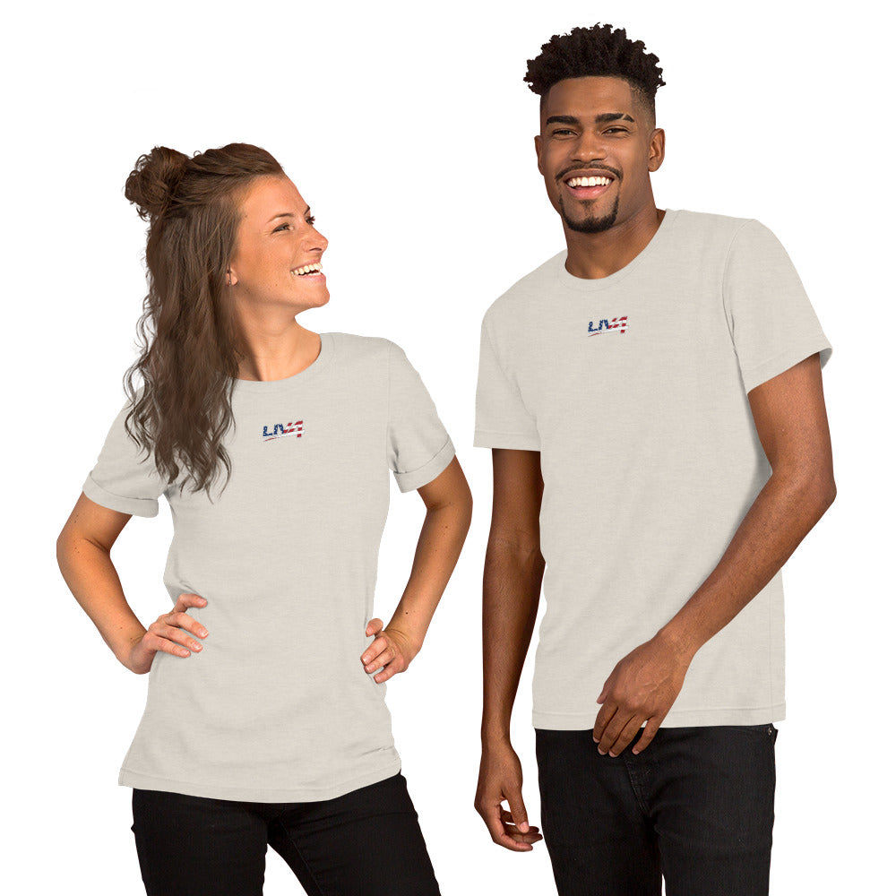 LIV 4 Patriotic Unisex T-Shirt | Small Logo