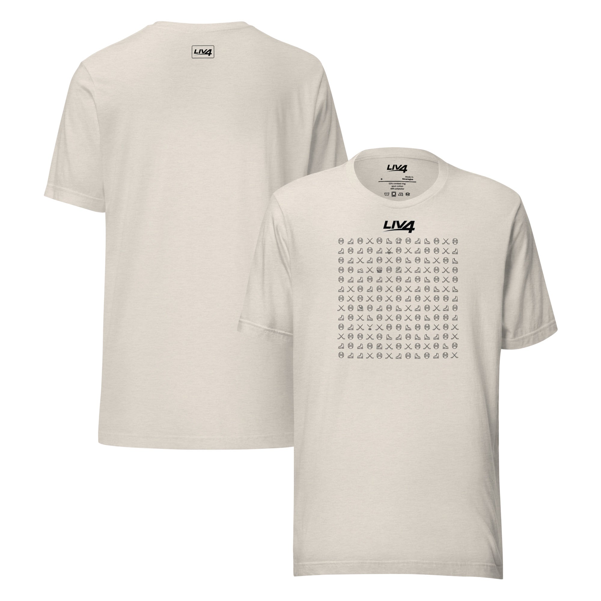 LIV 4 Hockey Grid Unisex T-Shirt