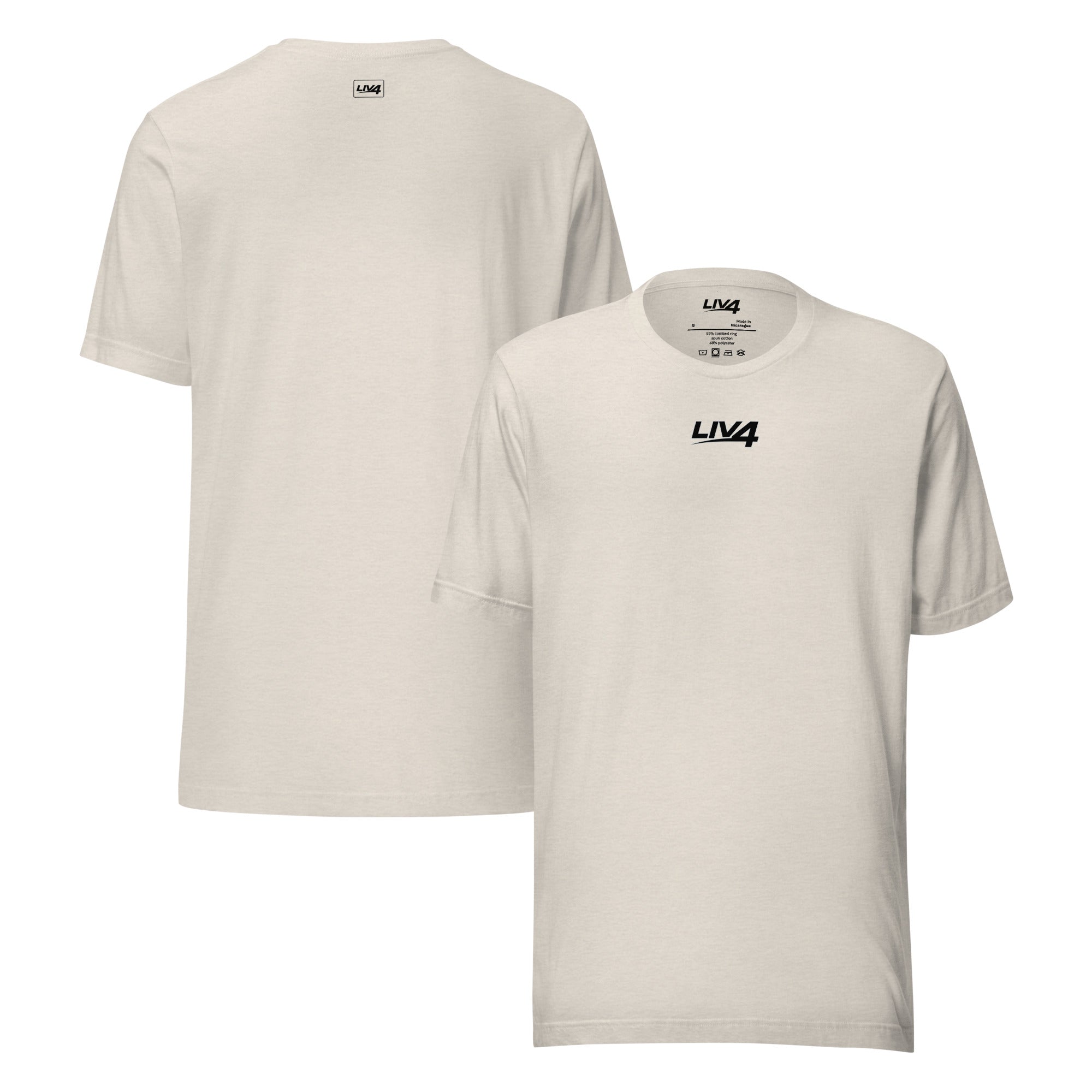 LIV 4 Unisex Soft Lightweight T-shirt | Black Logo