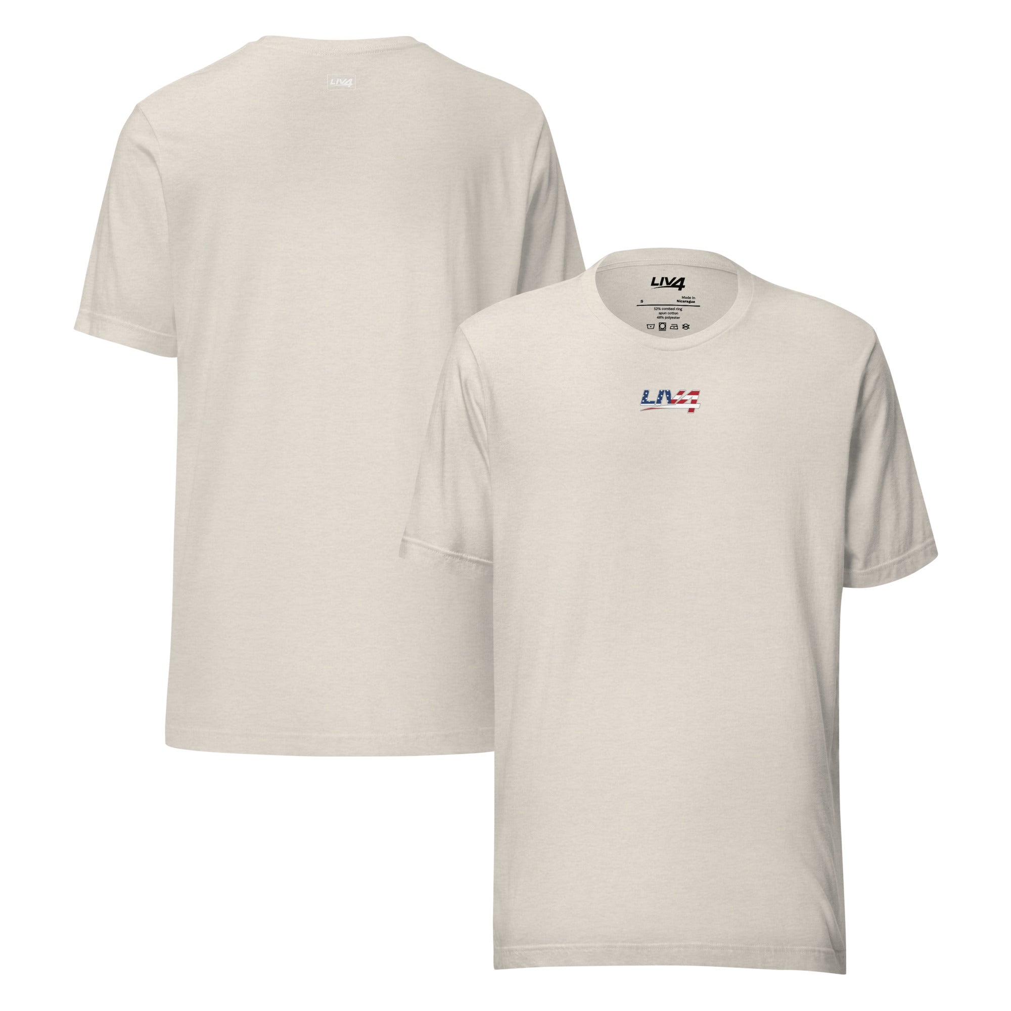 LIV 4 Patriotic Unisex T-Shirt | Small Logo