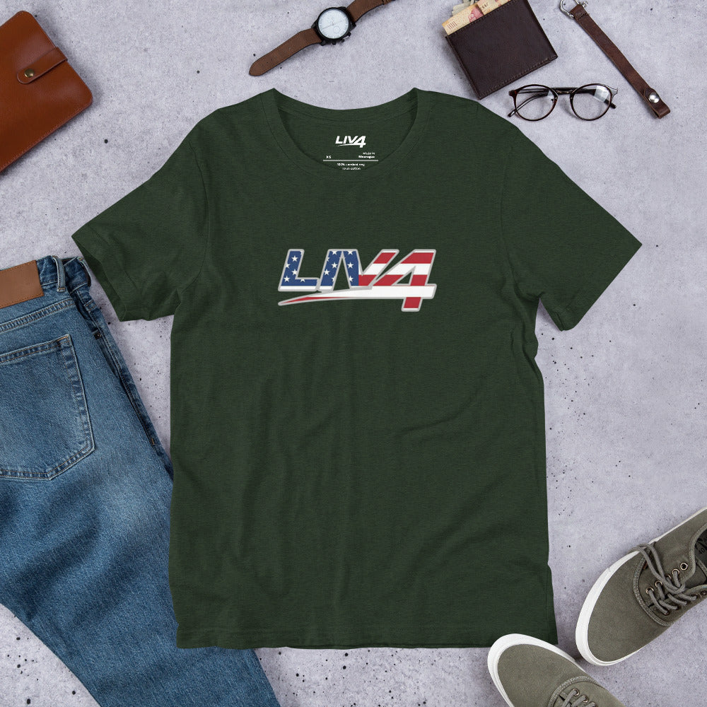 LIV 4 Patriotic Unisex T-Shirt