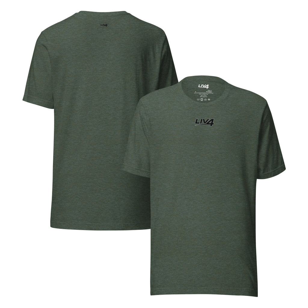 LIV 4 Unisex Soft Lightweight T-shirt | Black Logo