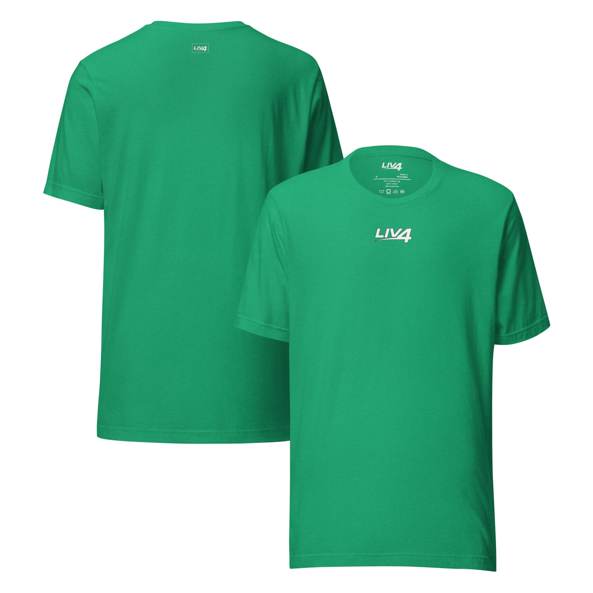 LIV 4 Unisex Soft Lightweight T-shirt | White Logo