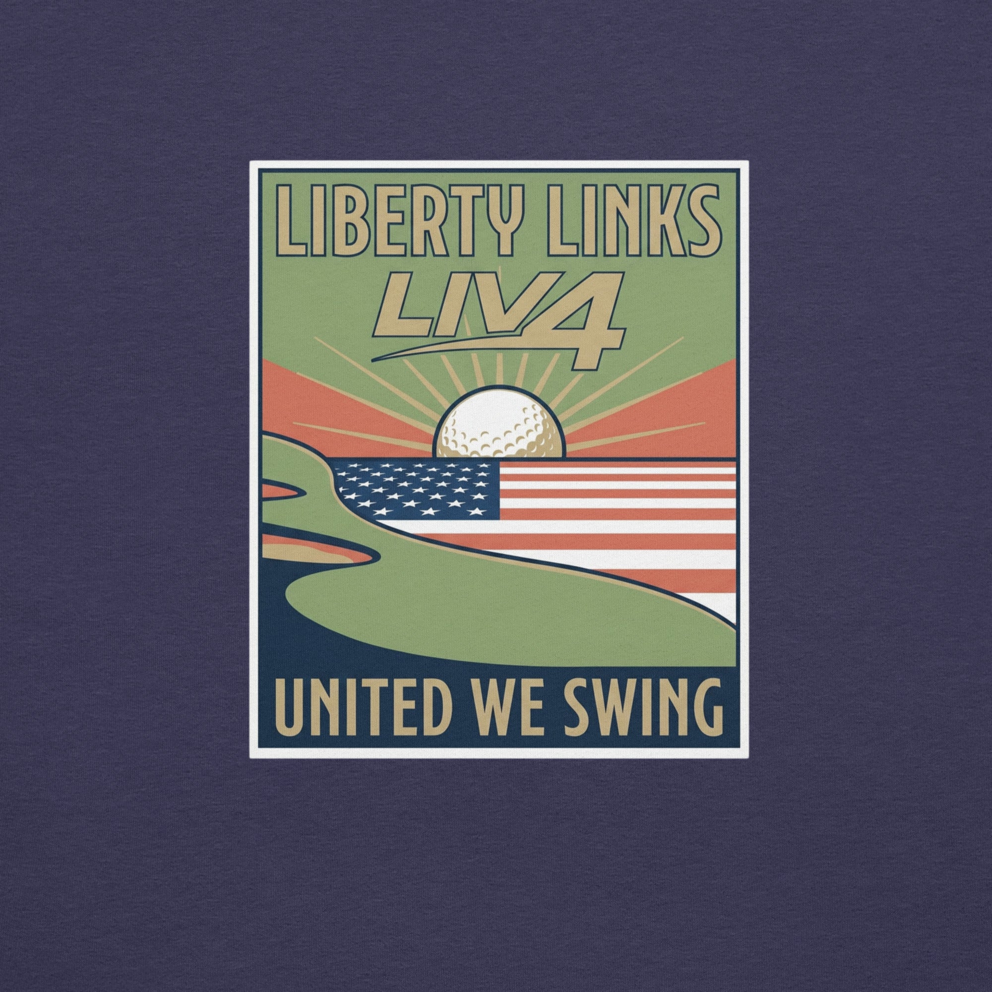 LIV 4 Liberty Links United We Swing Unisex T-Shirt