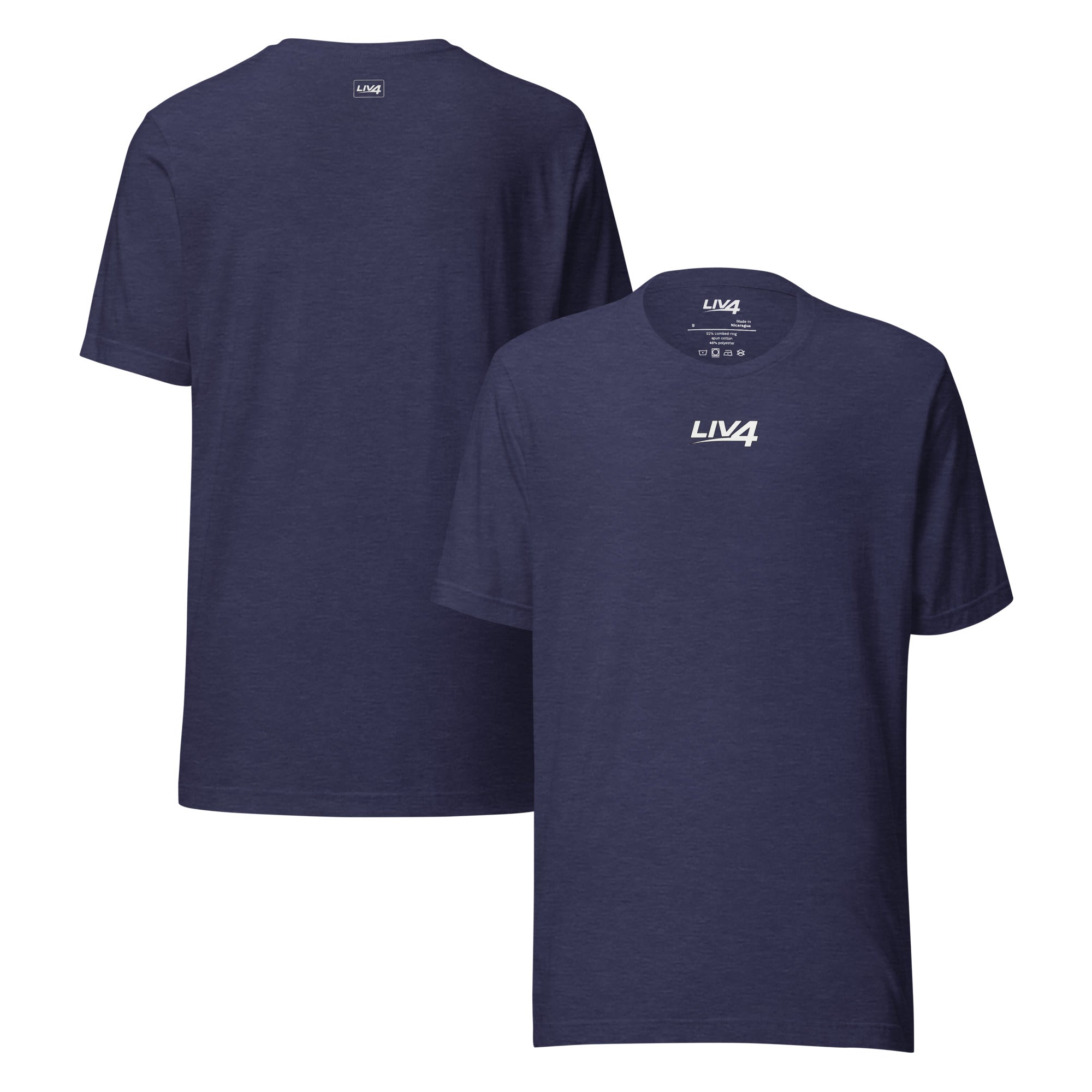 LIV 4 Unisex Soft Lightweight T-shirt | White Logo