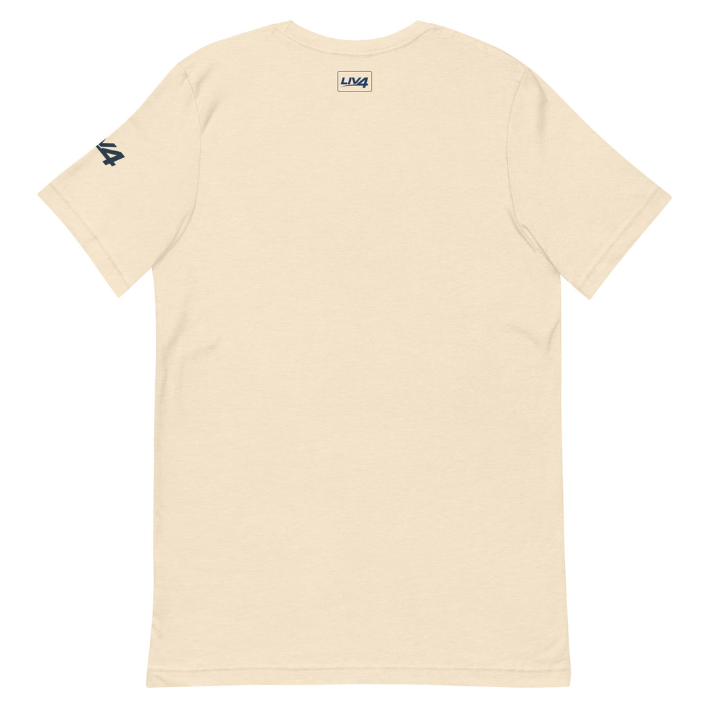 LIV 4 Soccer with USA Flag Unisex T-Shirt