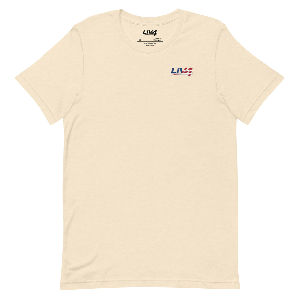 LIV 4 Stars Stripes and Tight Lines Fishing Unisex T-Shirt