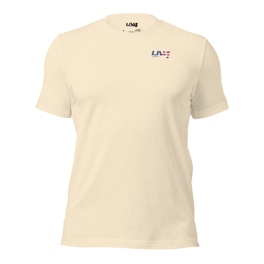 LIV 4 Stars Stripes and Tight Lines Fishing Unisex T-Shirt