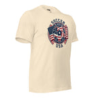 LIV 4 Soccer with USA Flag Unisex T-Shirt