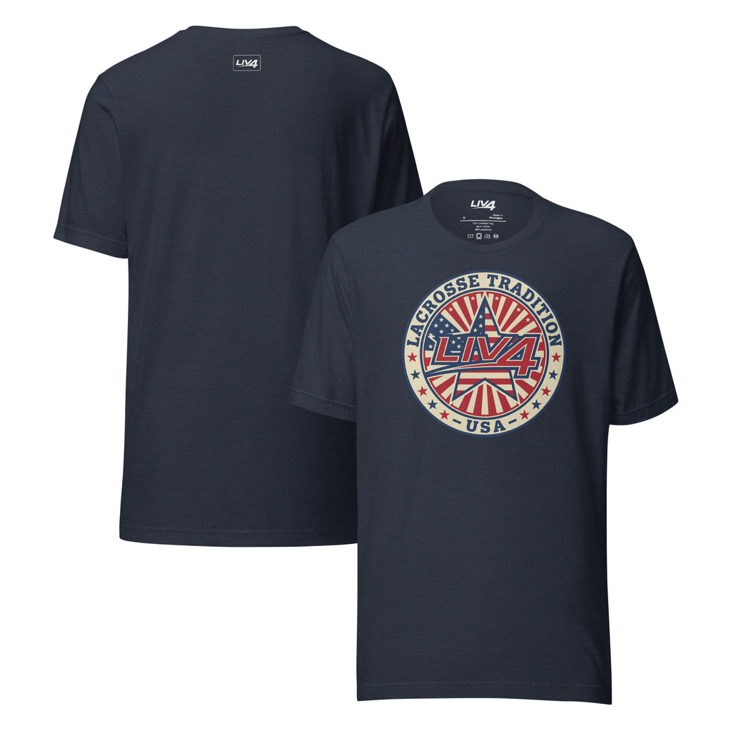 LIV 4 Lacrosse Tradition USA Unisex T-Shirt