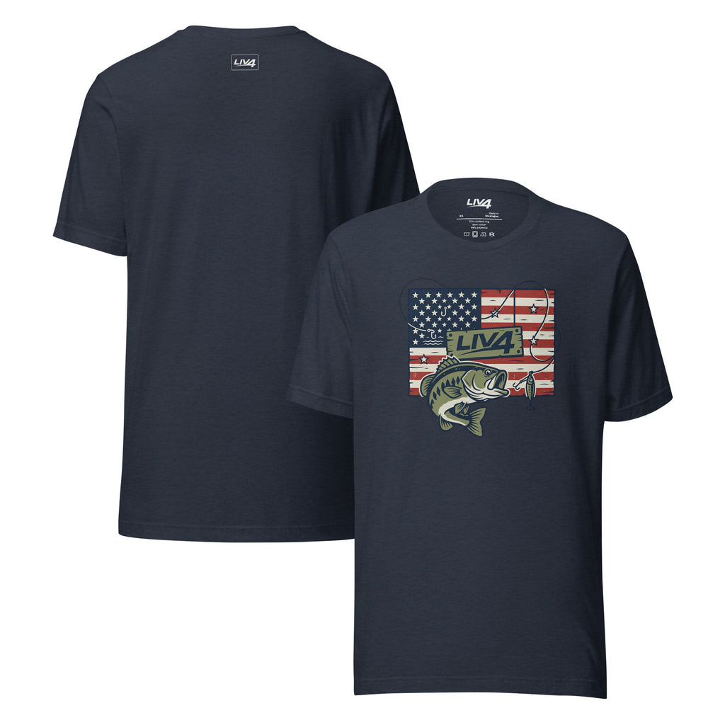 LIV 4 Bass Fishing Unisex T-Shirt