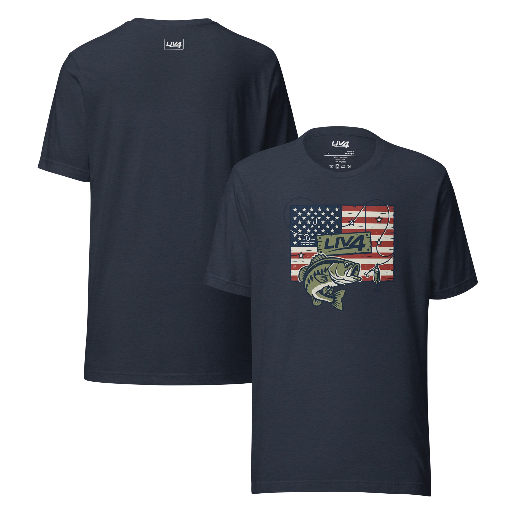 LIV 4 Bass Fishing Unisex T-Shirt