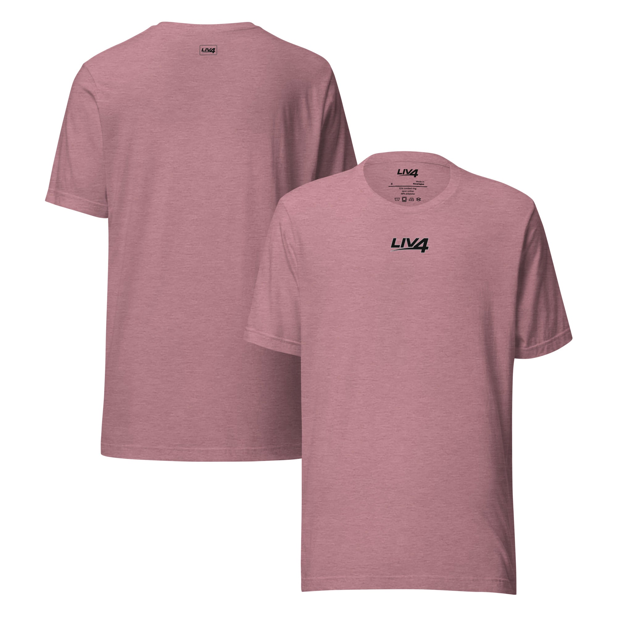 LIV 4 Unisex Soft Lightweight T-shirt | Black Logo