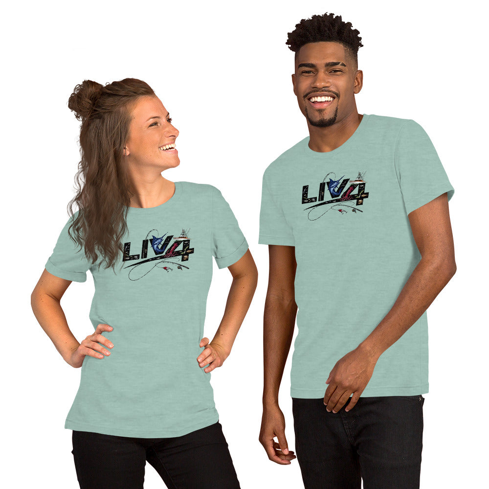 LIV 4 Deep Sea Fishing Unisex T-Shirt