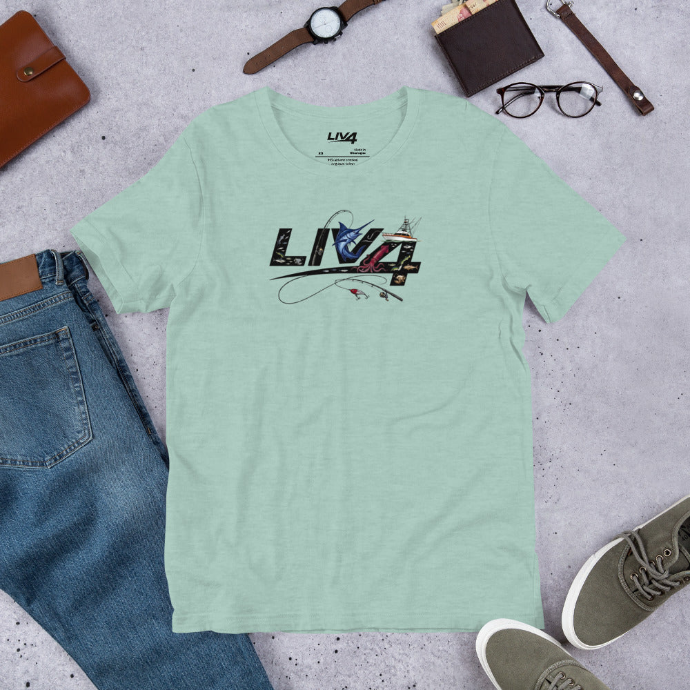 LIV 4 Deep Sea Fishing Unisex T-Shirt