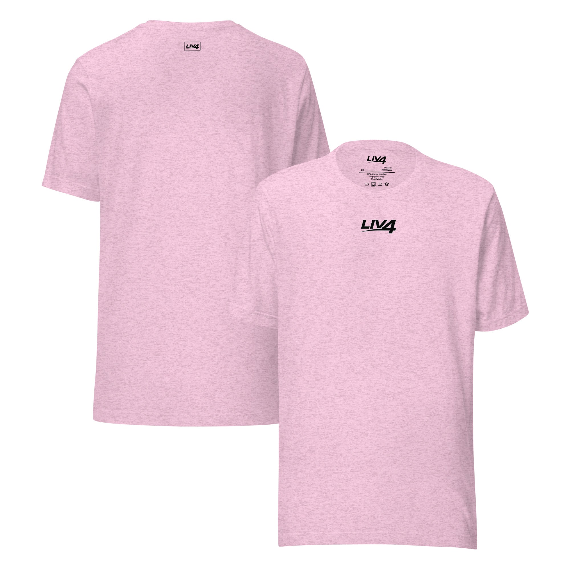 LIV 4 Unisex Soft Lightweight T-shirt | Black Logo