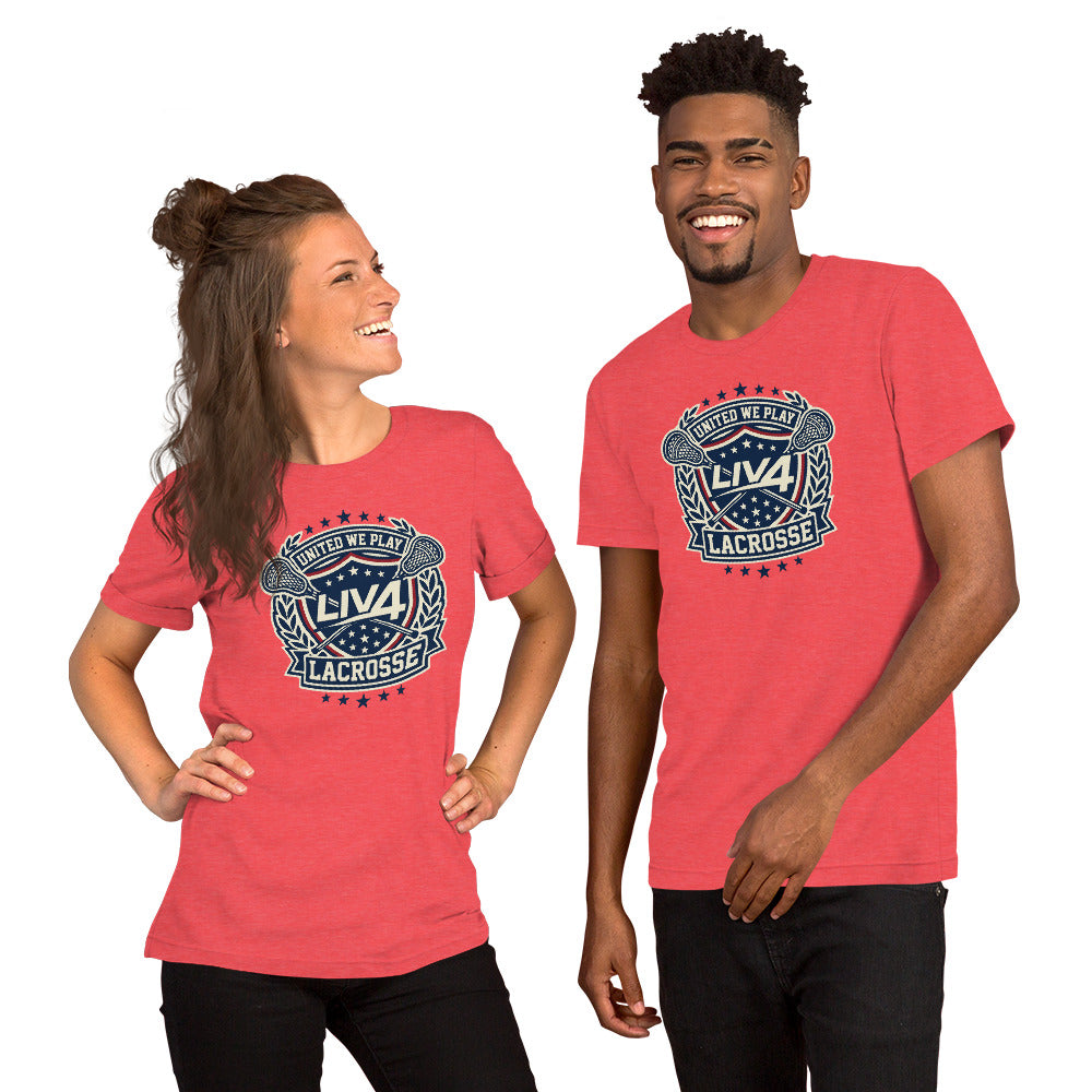 LIV 4 United We Play Lacrosse Unisex T-Shirt