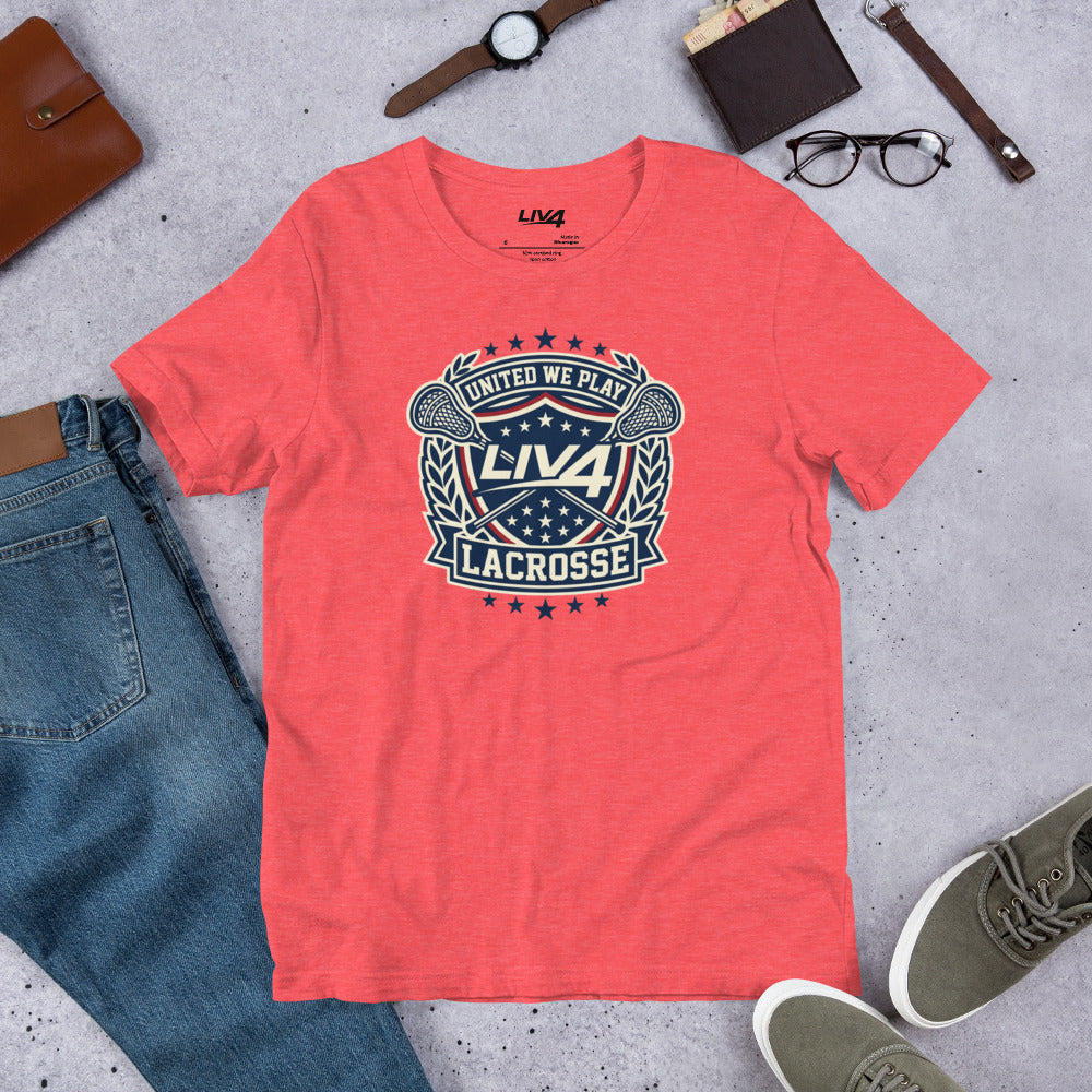 LIV 4 United We Play Lacrosse Unisex T-Shirt