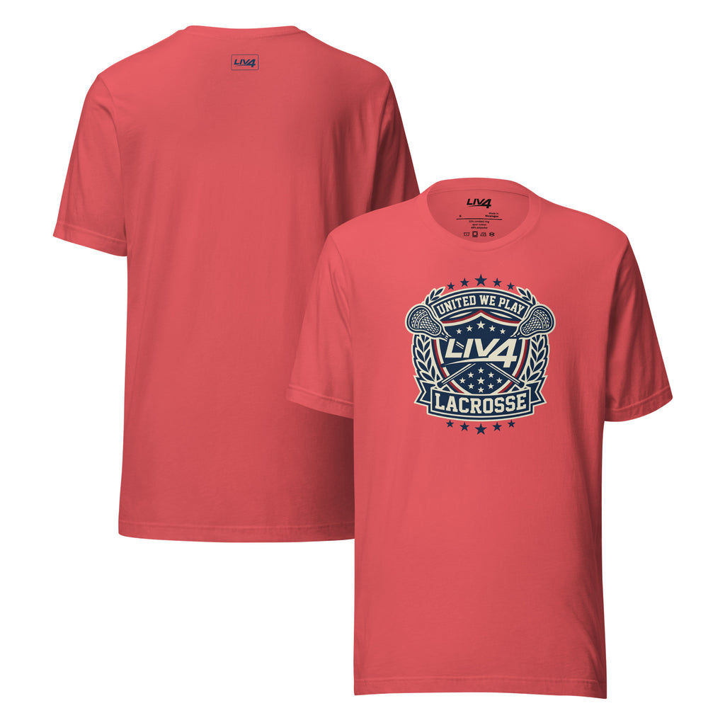 LIV 4 United We Play Lacrosse Unisex T-Shirt