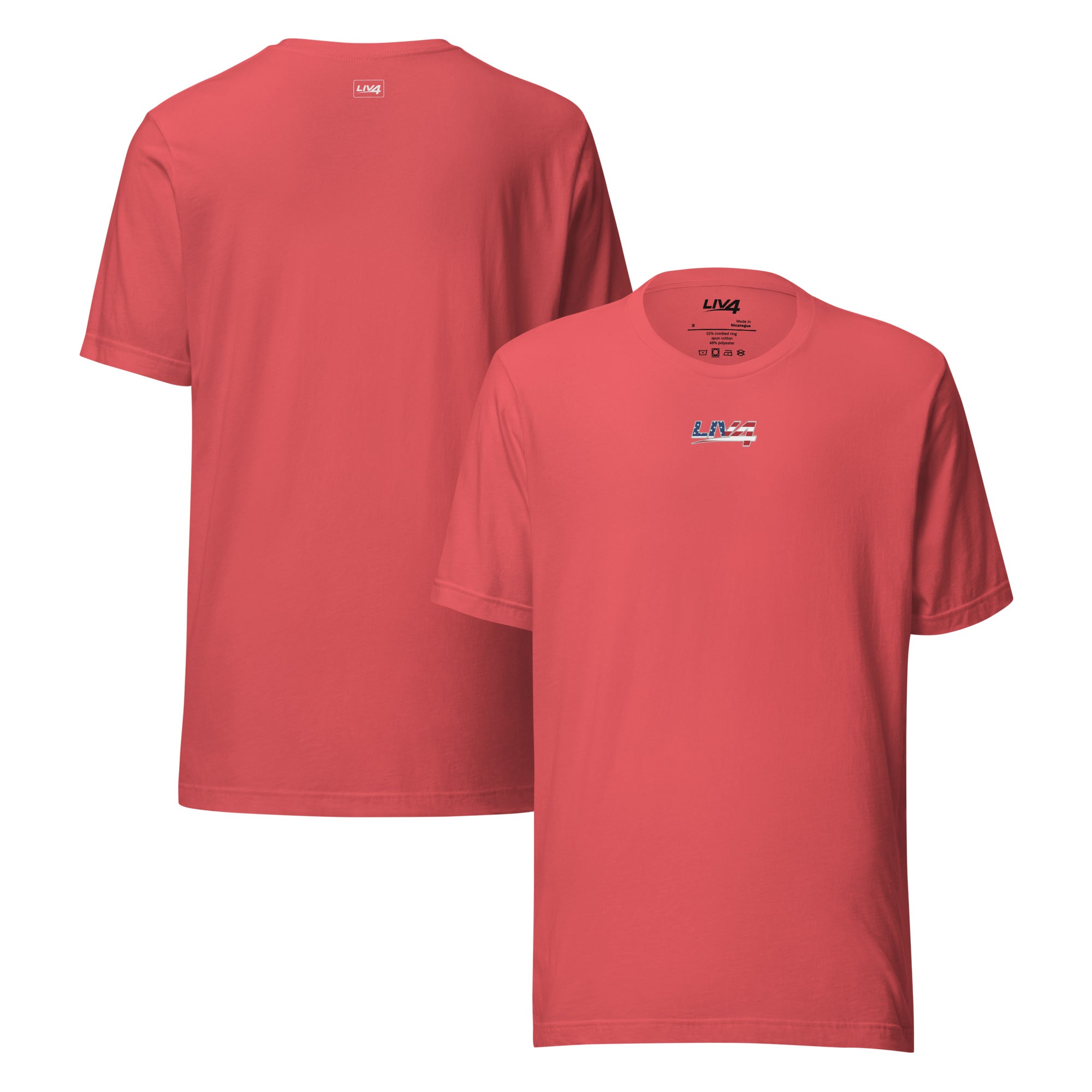 LIV 4 Patriotic Unisex T-Shirt | Small Logo