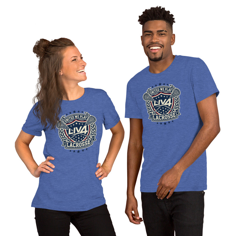 LIV 4 United We Play Lacrosse Unisex T-Shirt