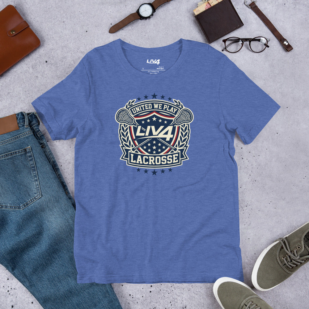 LIV 4 United We Play Lacrosse Unisex T-Shirt