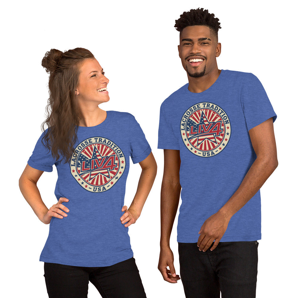 LIV 4 Lacrosse Tradition USA Unisex T-Shirt