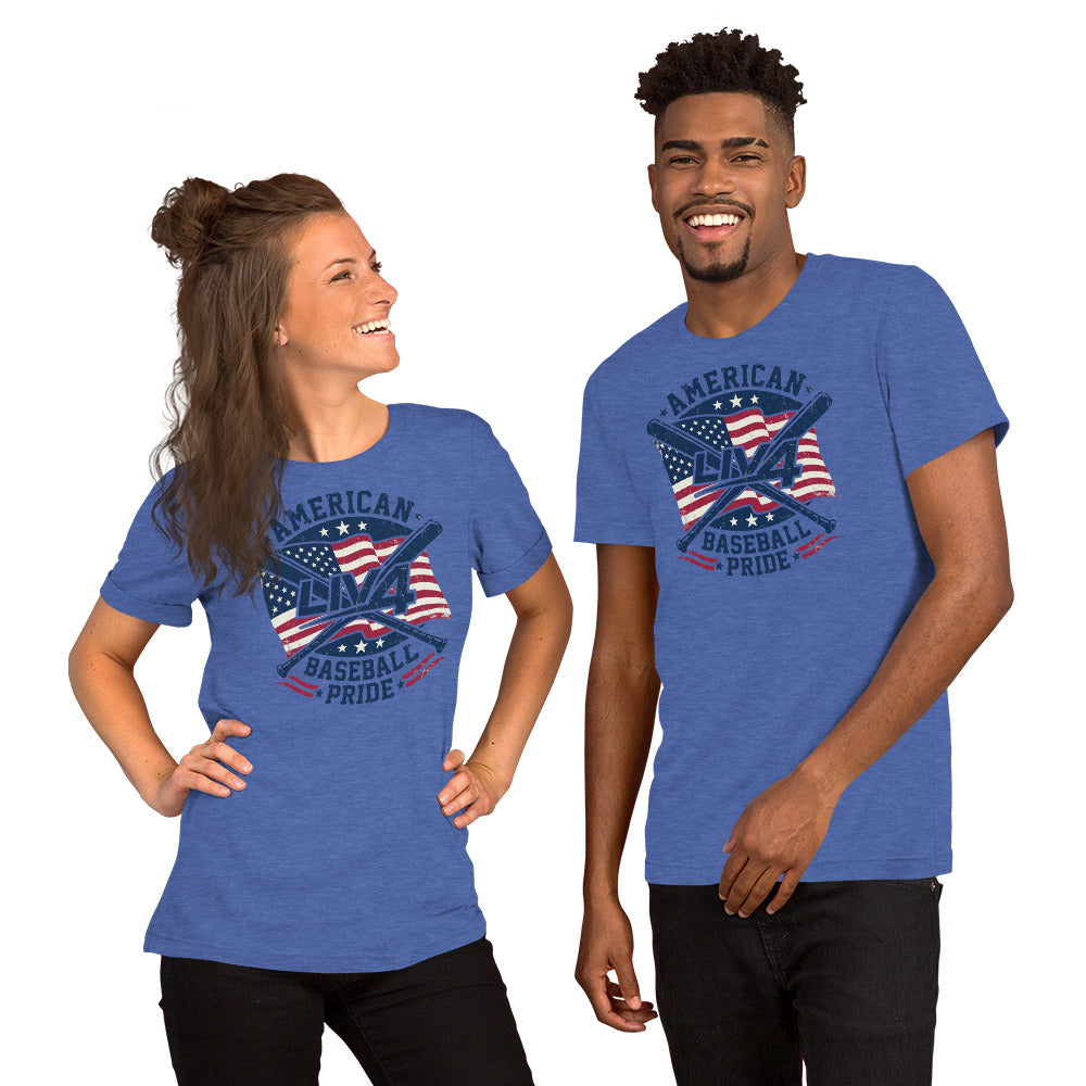 LIV 4 American Baseball Pride Unisex T-Shirt