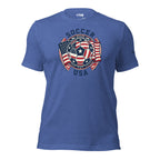 LIV 4 Soccer with USA Flag Unisex T-Shirt