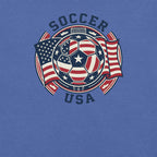 LIV 4 Soccer with USA Flag Unisex T-Shirt