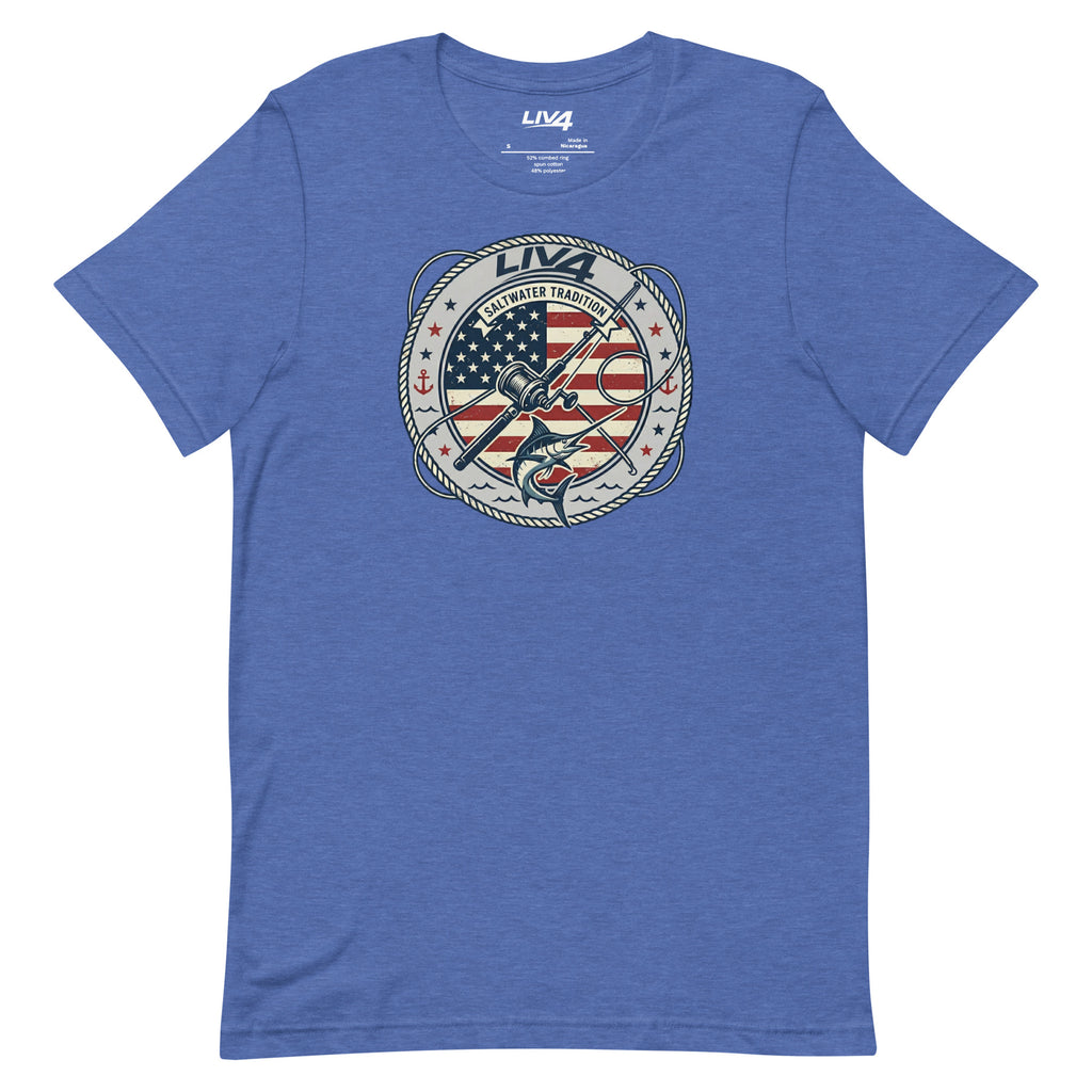 LIV 4 Saltwater Tradition Fishing Unisex T-Shirt