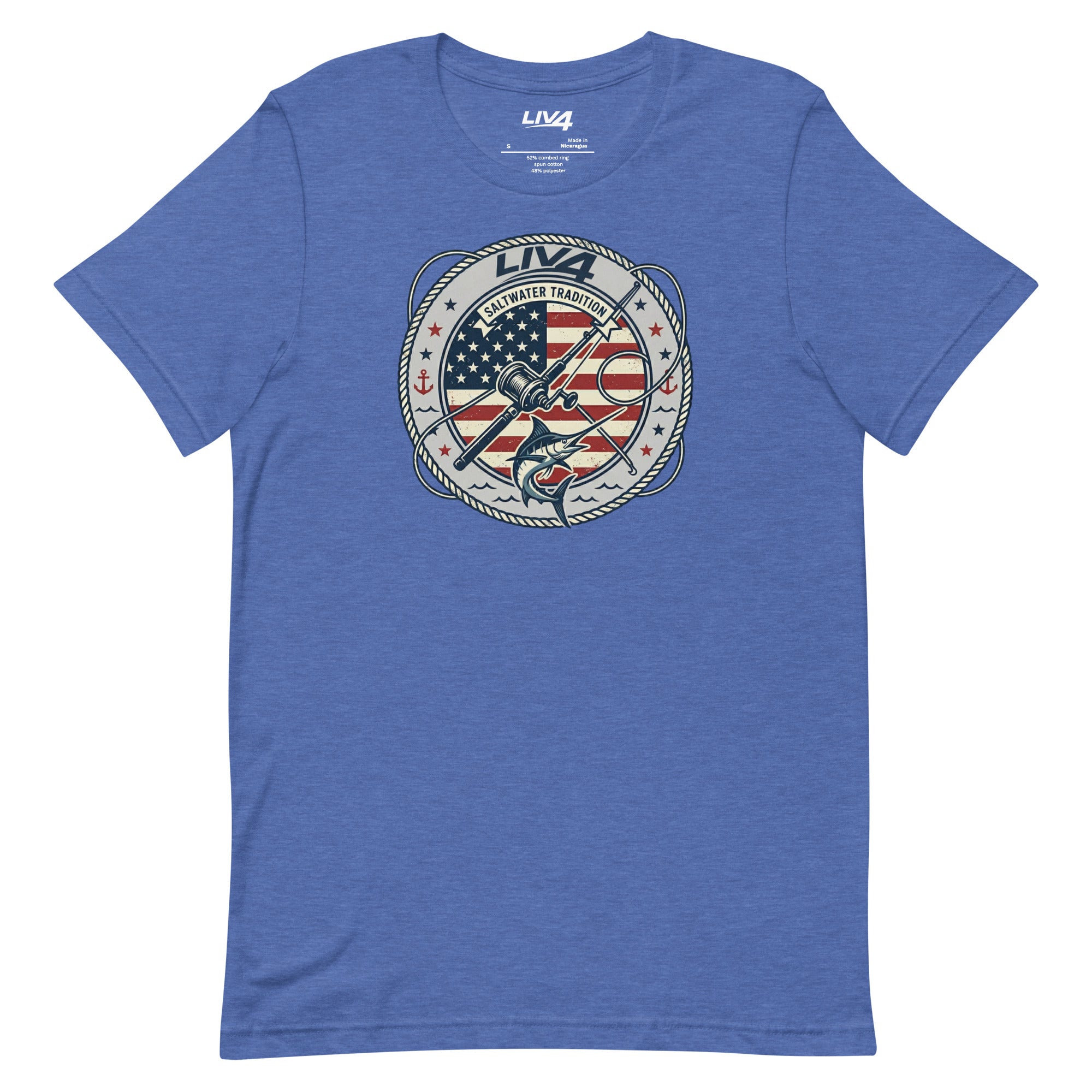 LIV 4 Saltwater Tradition Fishing Unisex T-Shirt