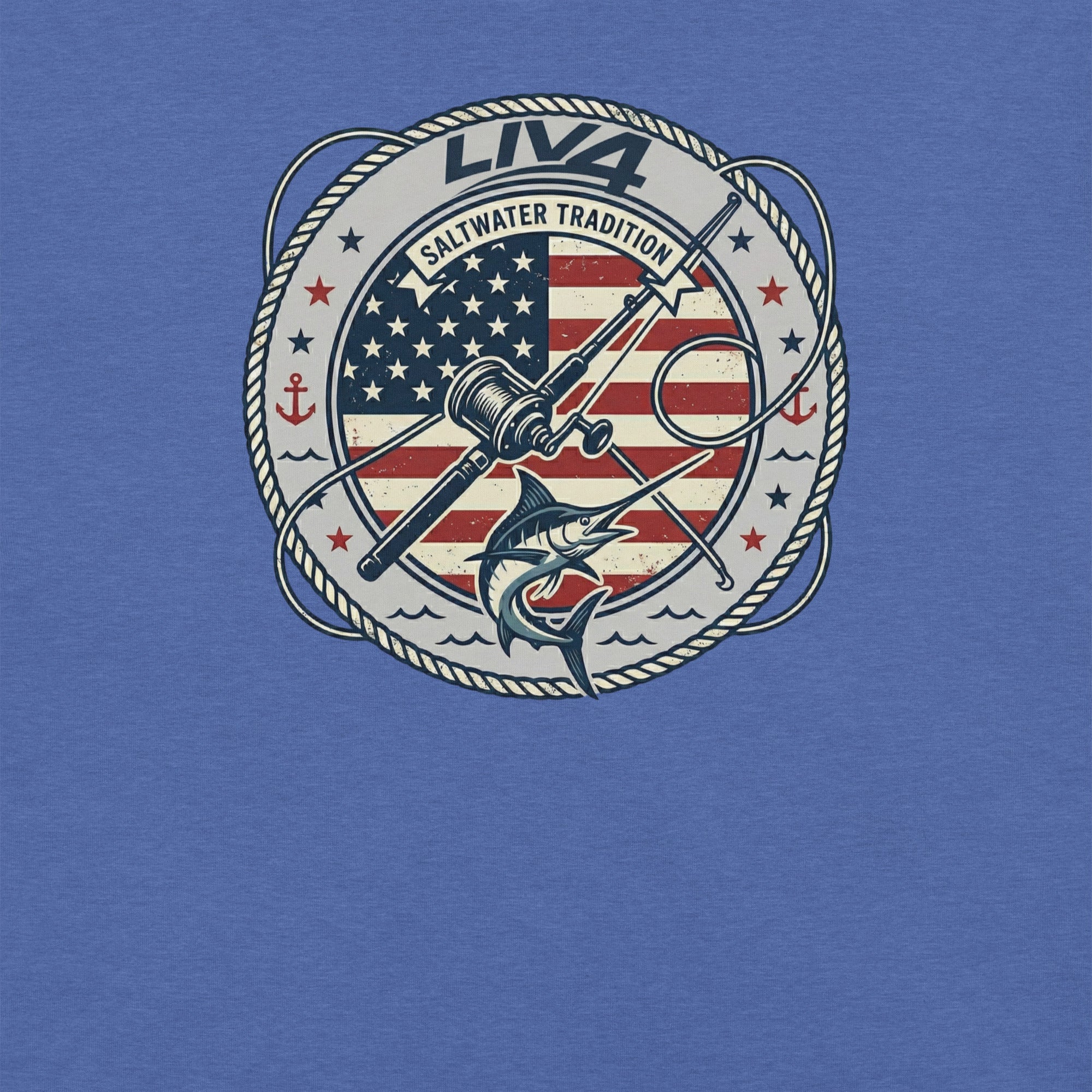 LIV 4 Saltwater Tradition Fishing Unisex T-Shirt
