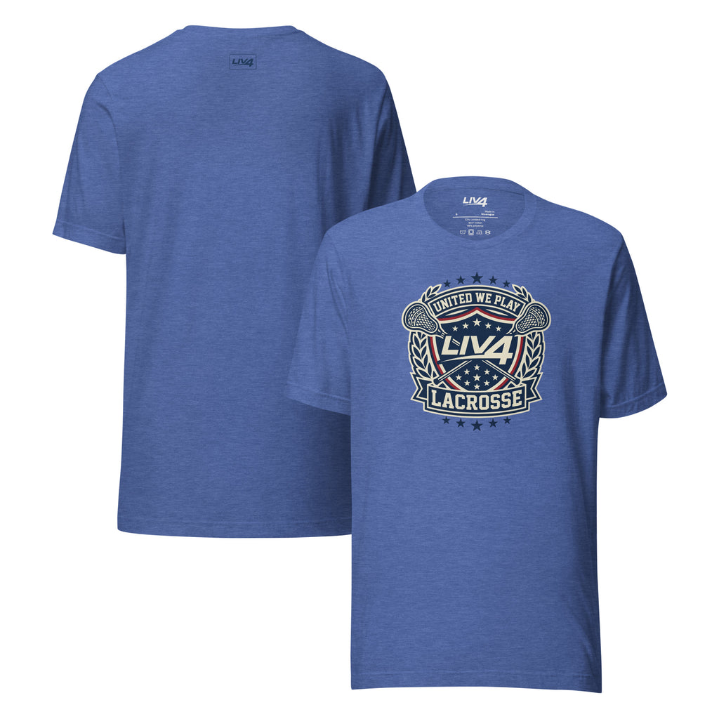 LIV 4 United We Play Lacrosse Unisex T-Shirt