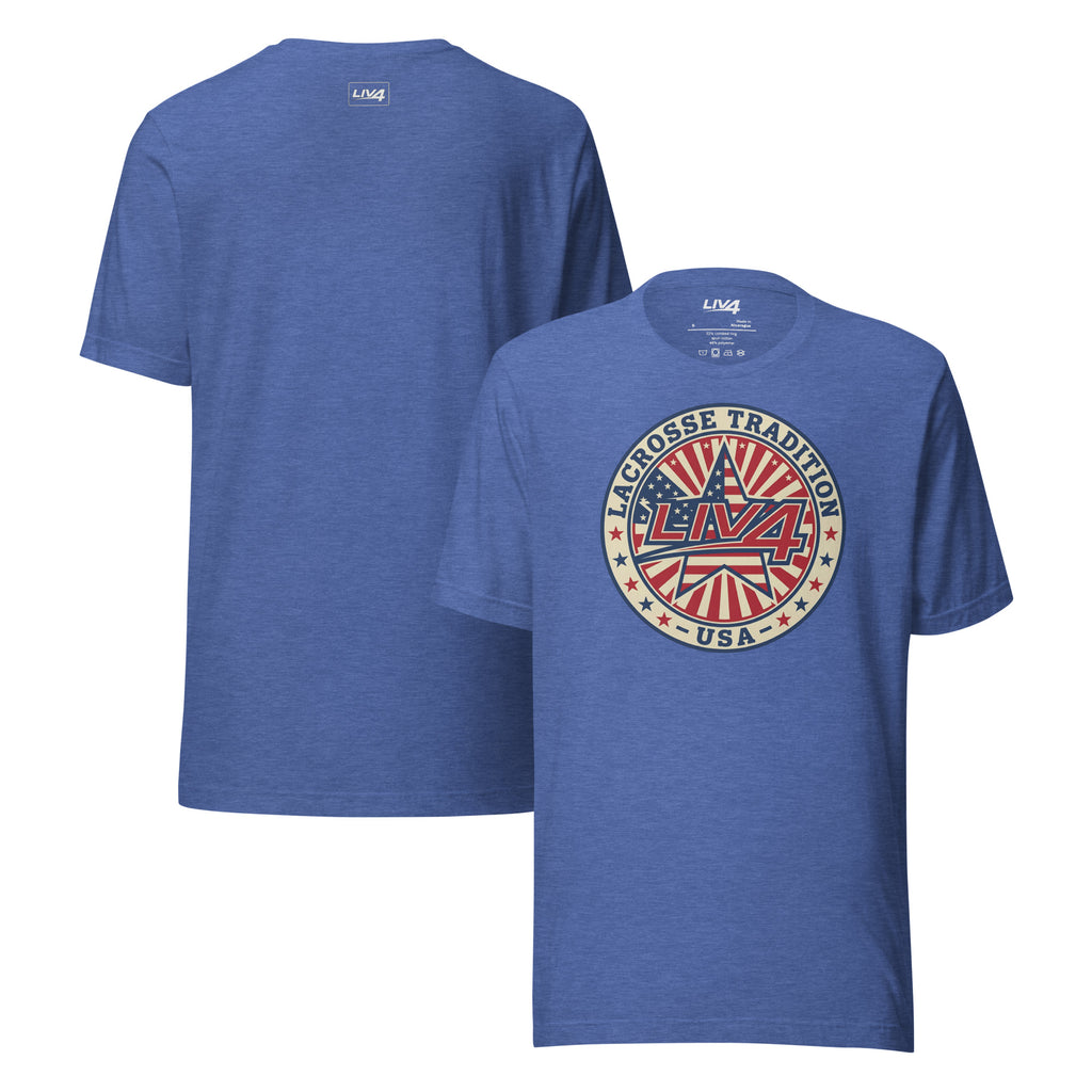 LIV 4 Lacrosse Tradition USA Unisex T-Shirt