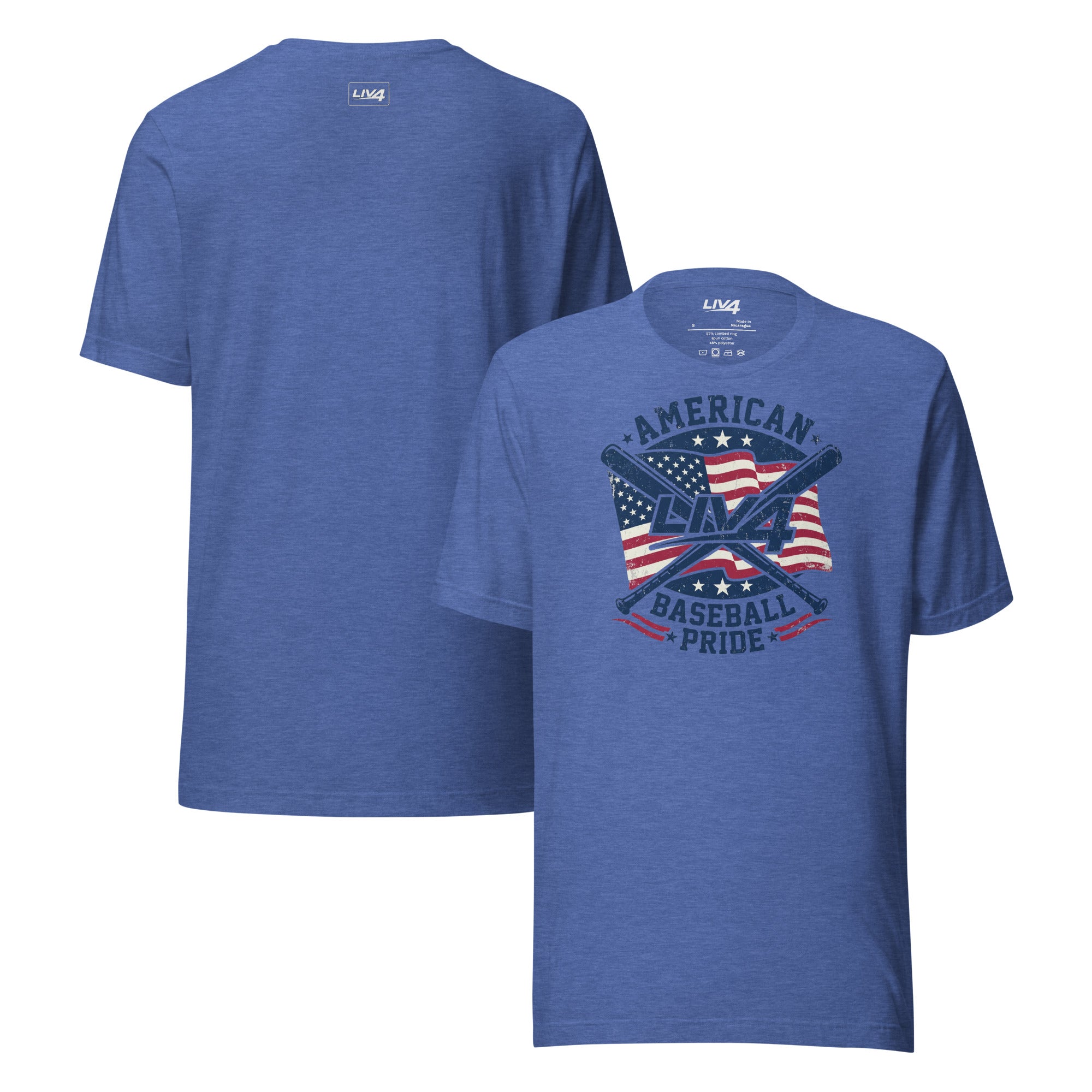 LIV 4 American Baseball Pride Unisex T-Shirt