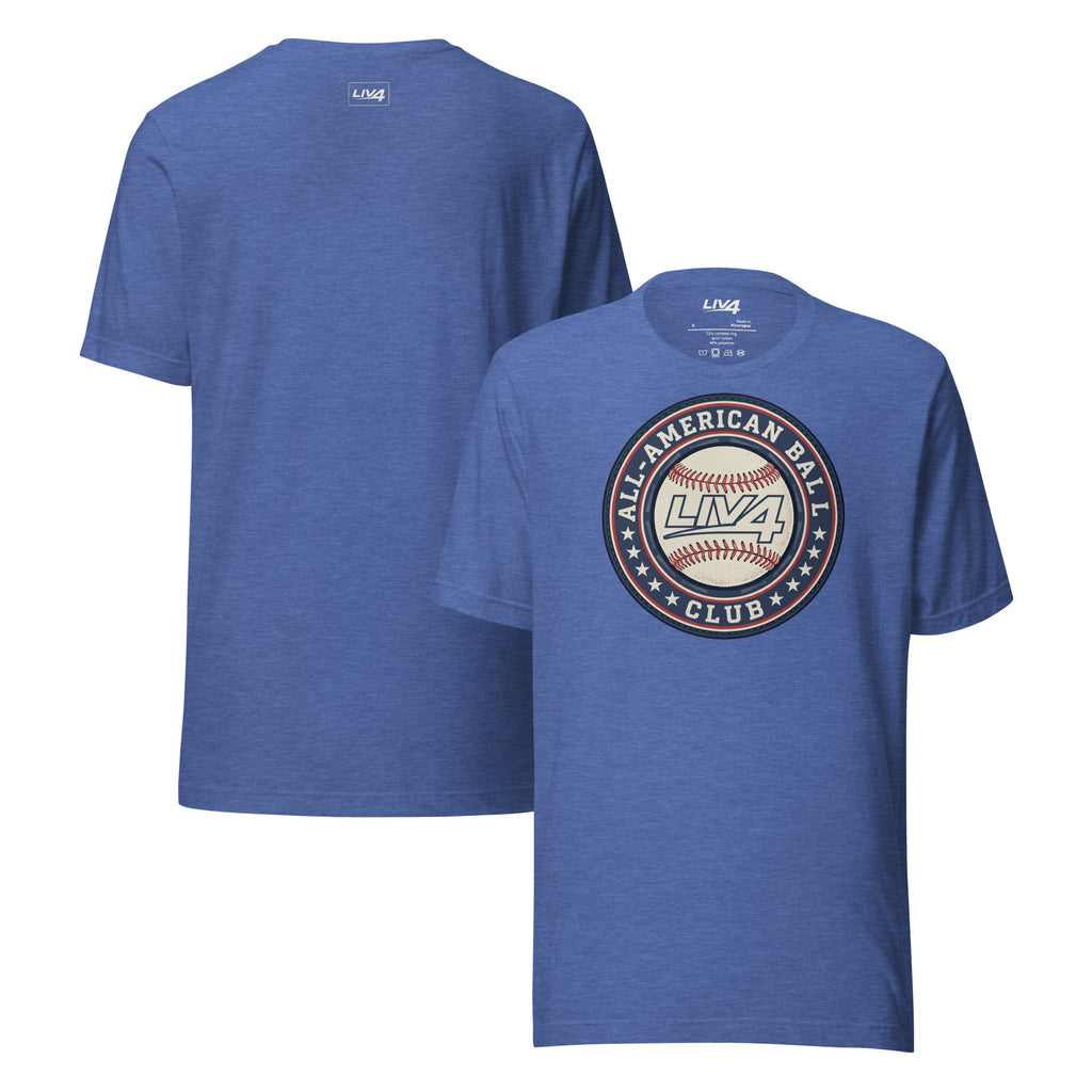 LIV 4 All American Ball Club Baseball Unisex T-Shirt