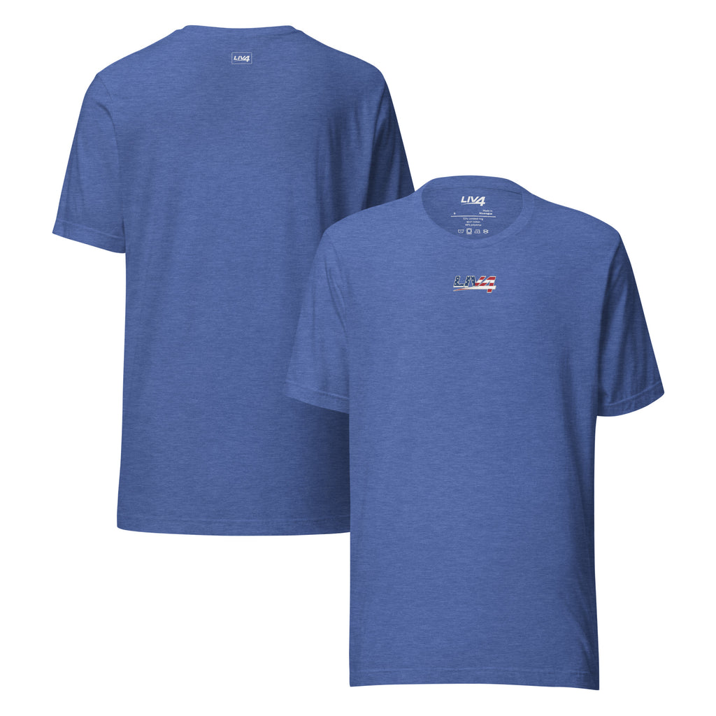 LIV 4 Patriotic Unisex T-Shirt | Small Logo
