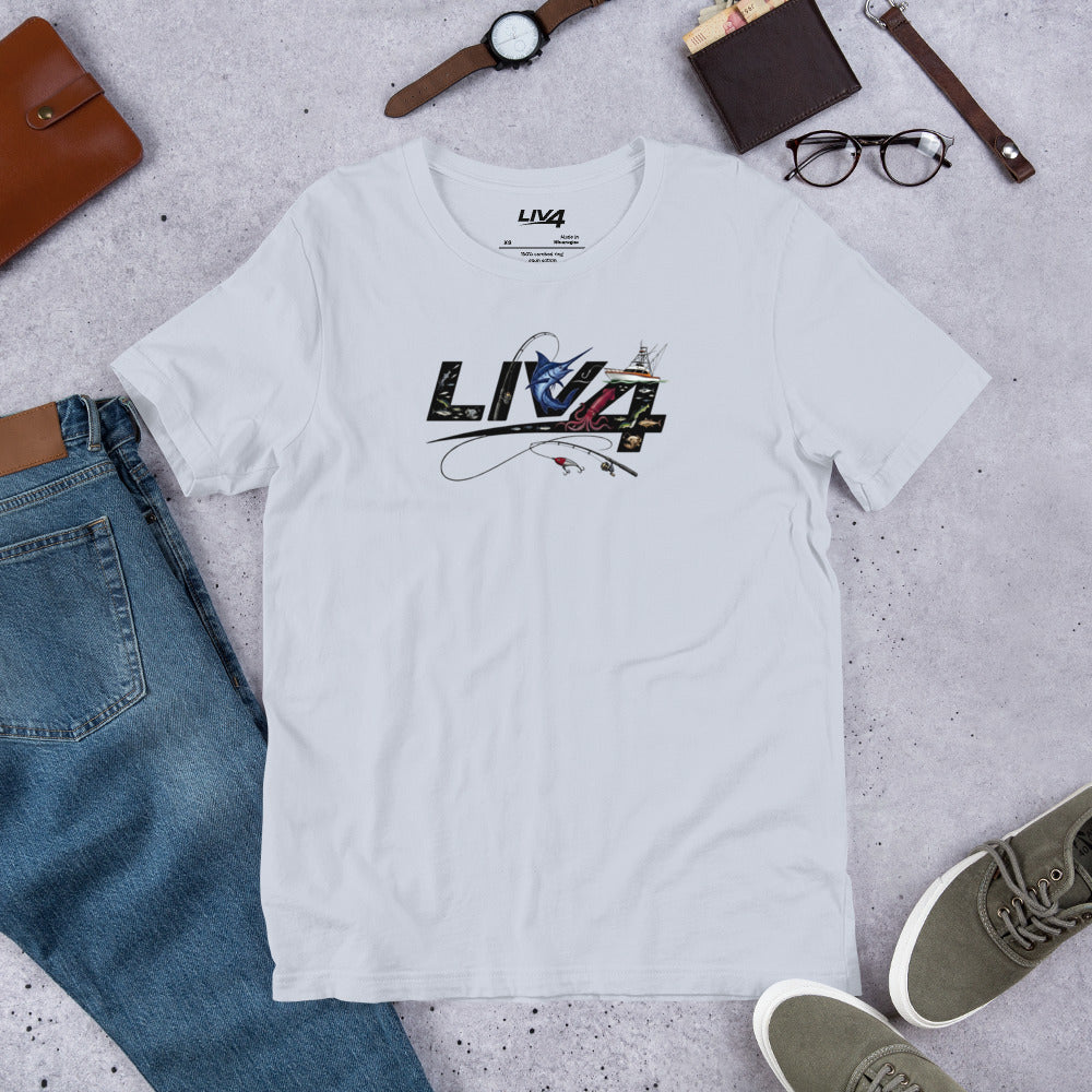 LIV 4 Deep Sea Fishing Unisex T-Shirt