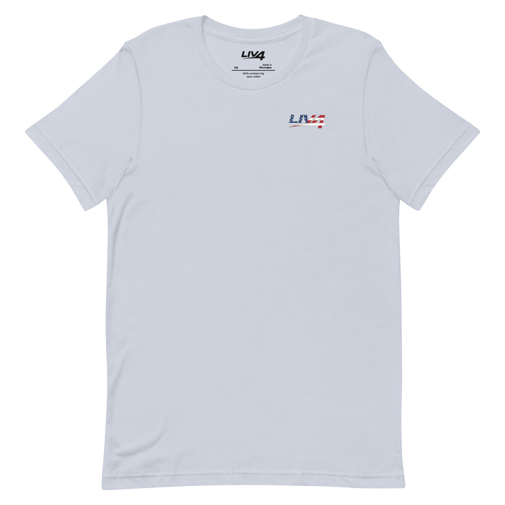 LIV 4 Stars Stripes and Tight Lines Fishing Unisex T-Shirt
