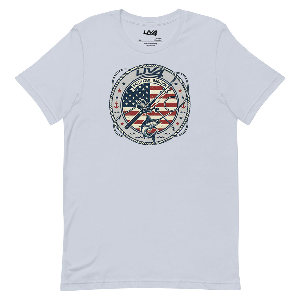 LIV 4 Saltwater Tradition Fishing Unisex T-Shirt