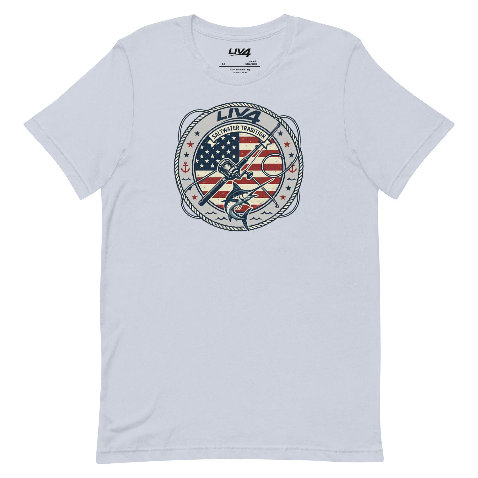 LIV 4 Saltwater Tradition Fishing Unisex T-Shirt