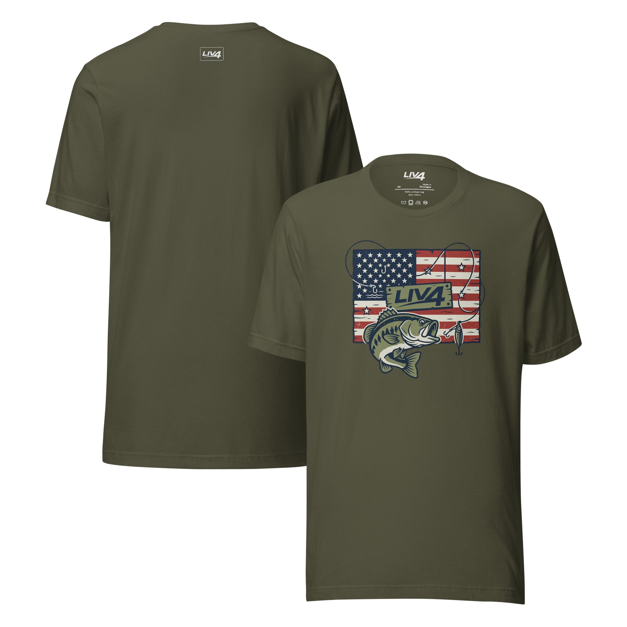 LIV 4 Bass Fishing Unisex T-Shirt