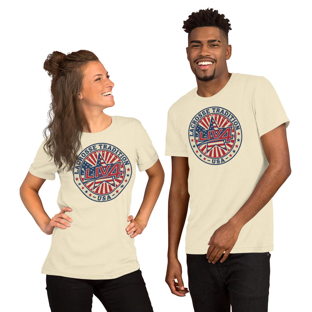LIV 4 Lacrosse Tradition USA Unisex T-Shirt