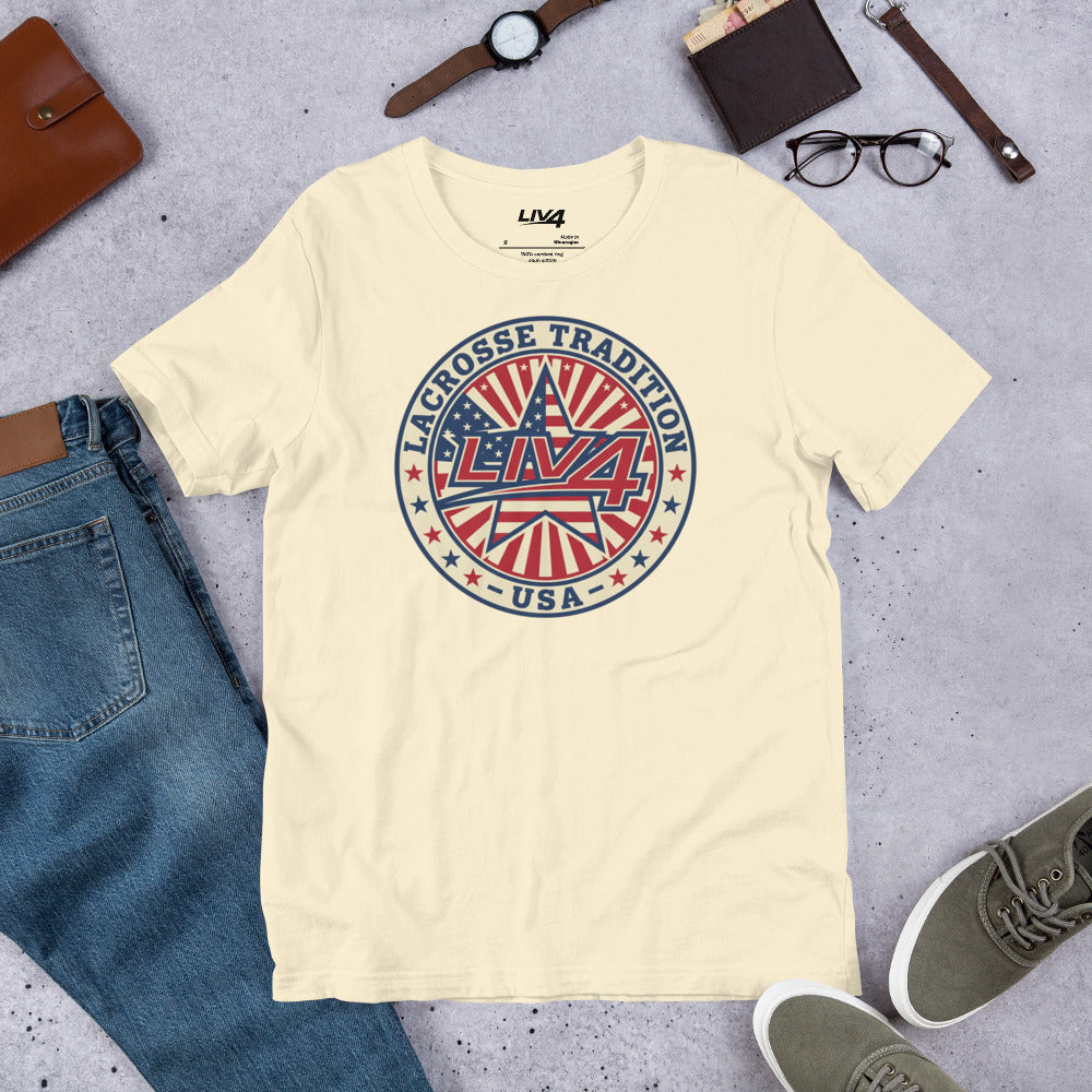 LIV 4 Lacrosse Tradition USA Unisex T-Shirt