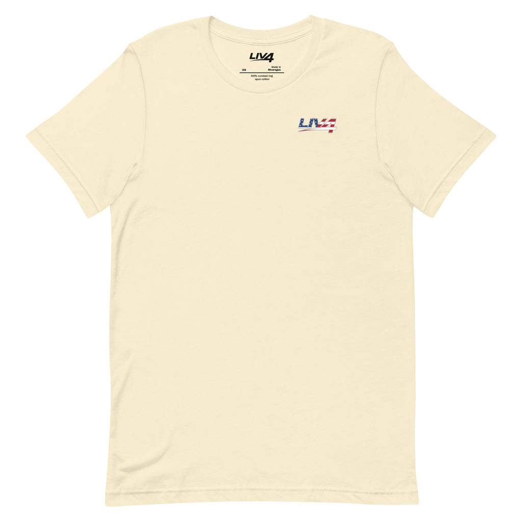LIV 4 Stars Stripes and Tight Lines Fishing Unisex T-Shirt