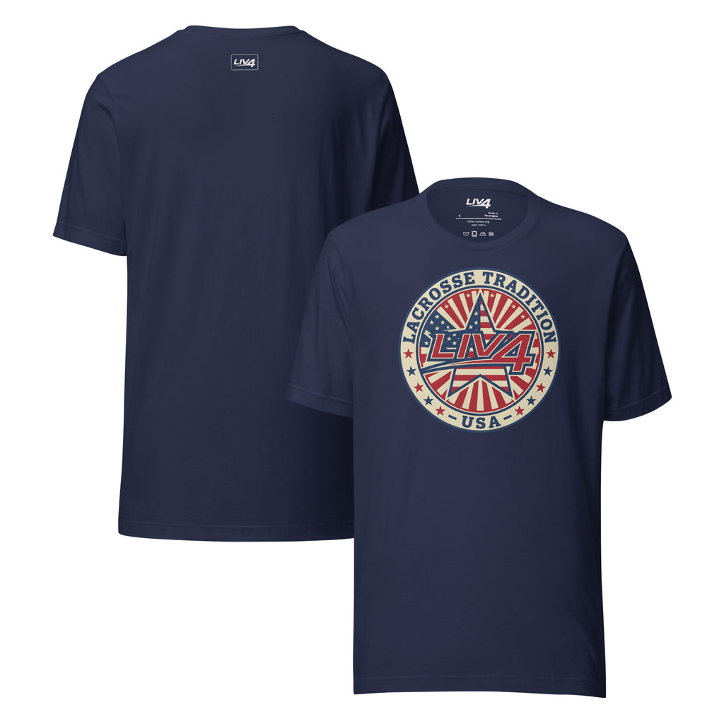 LIV 4 Lacrosse Tradition USA Unisex T-Shirt